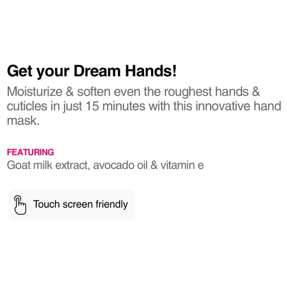 NEW (Set of 2) Nailboo Dream Hands Intensive Moisturizing Hand and Nail Mask - Picture 6 of 17